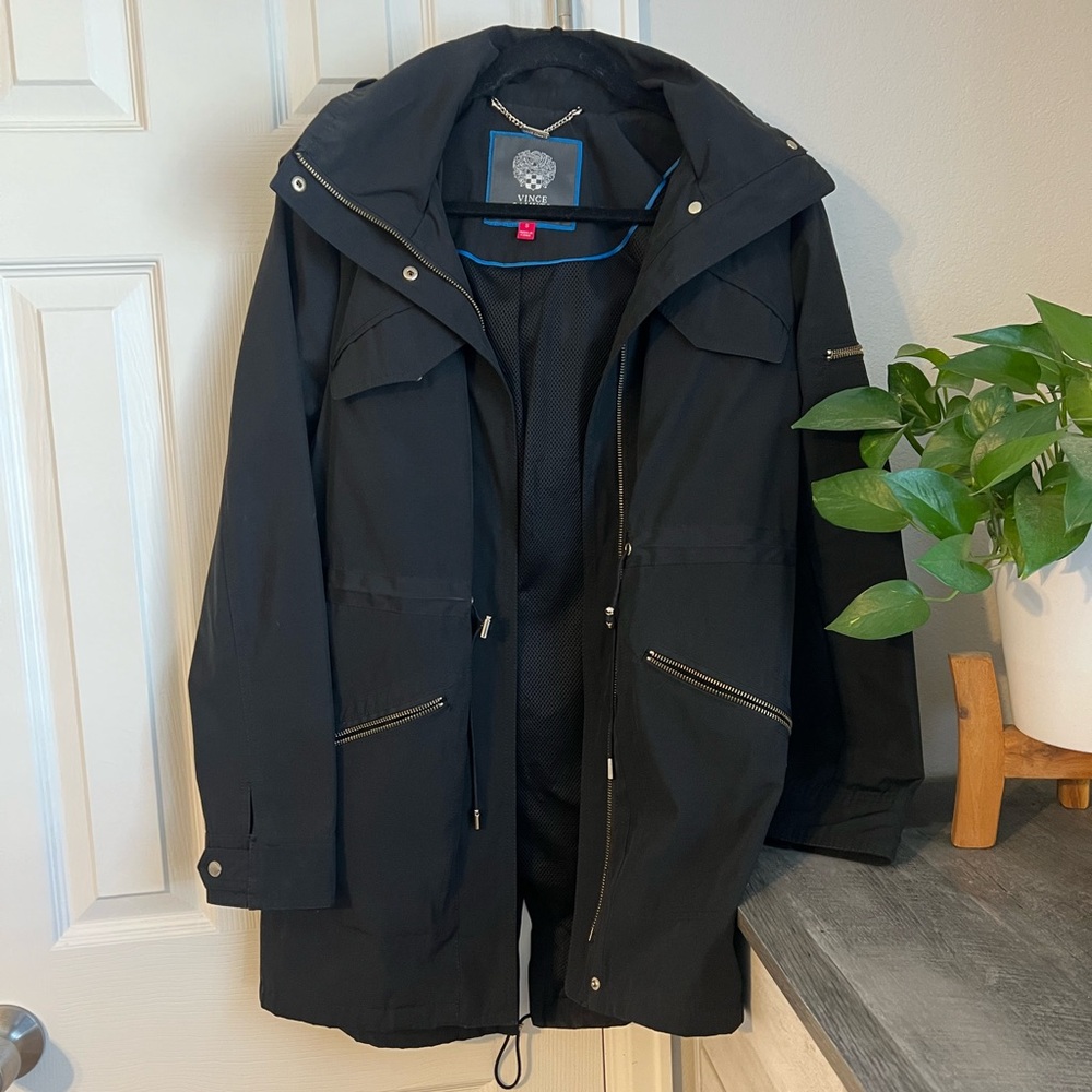 Women's Rainy Black Waterproof Jacket
